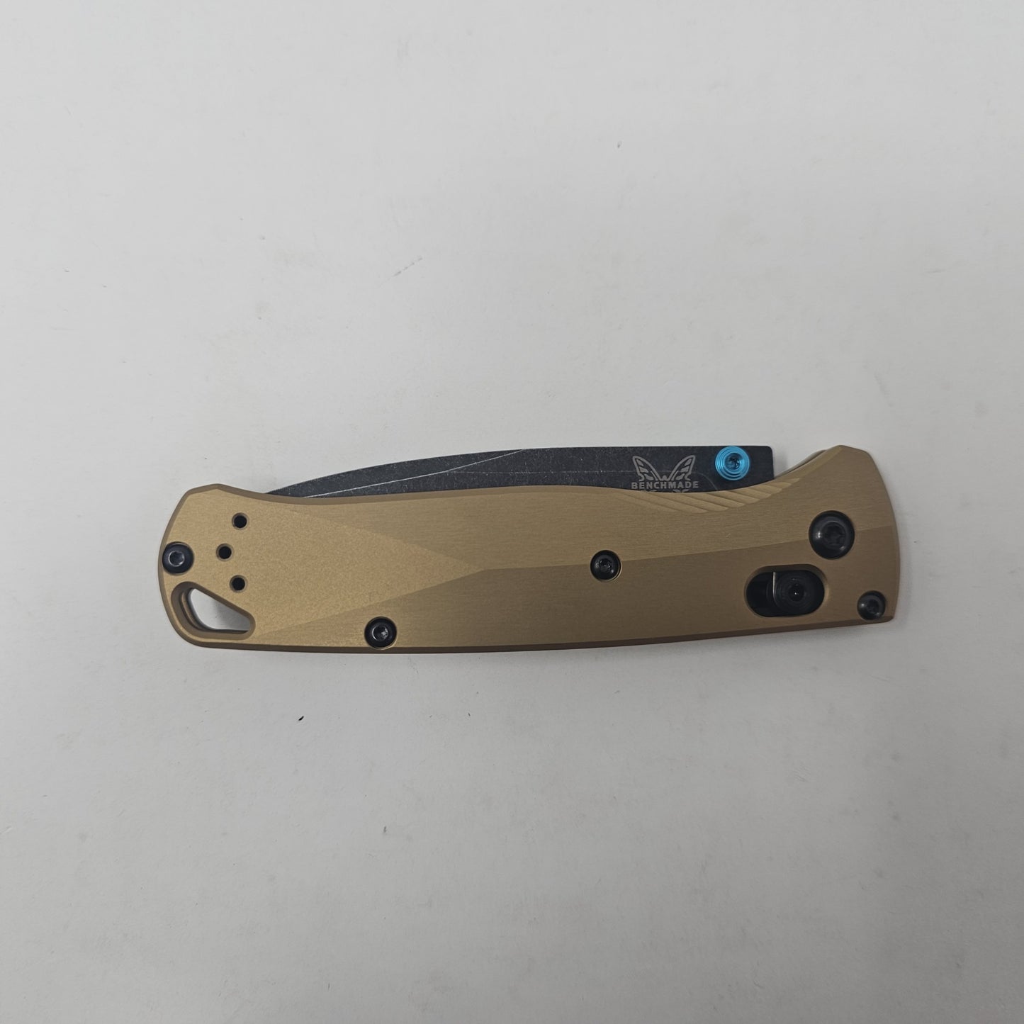 Benchmade 535BK-07 Bugout Burnt Brass 6061-T6 Aluminum Handle M390 Blade