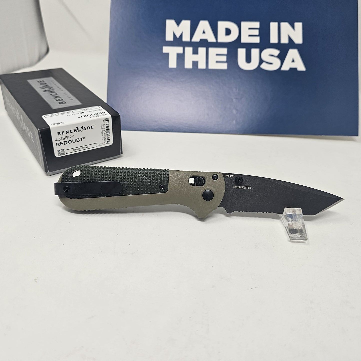 Benchmade 431SBK-1 Redoubt Axis Tanto First Production Model