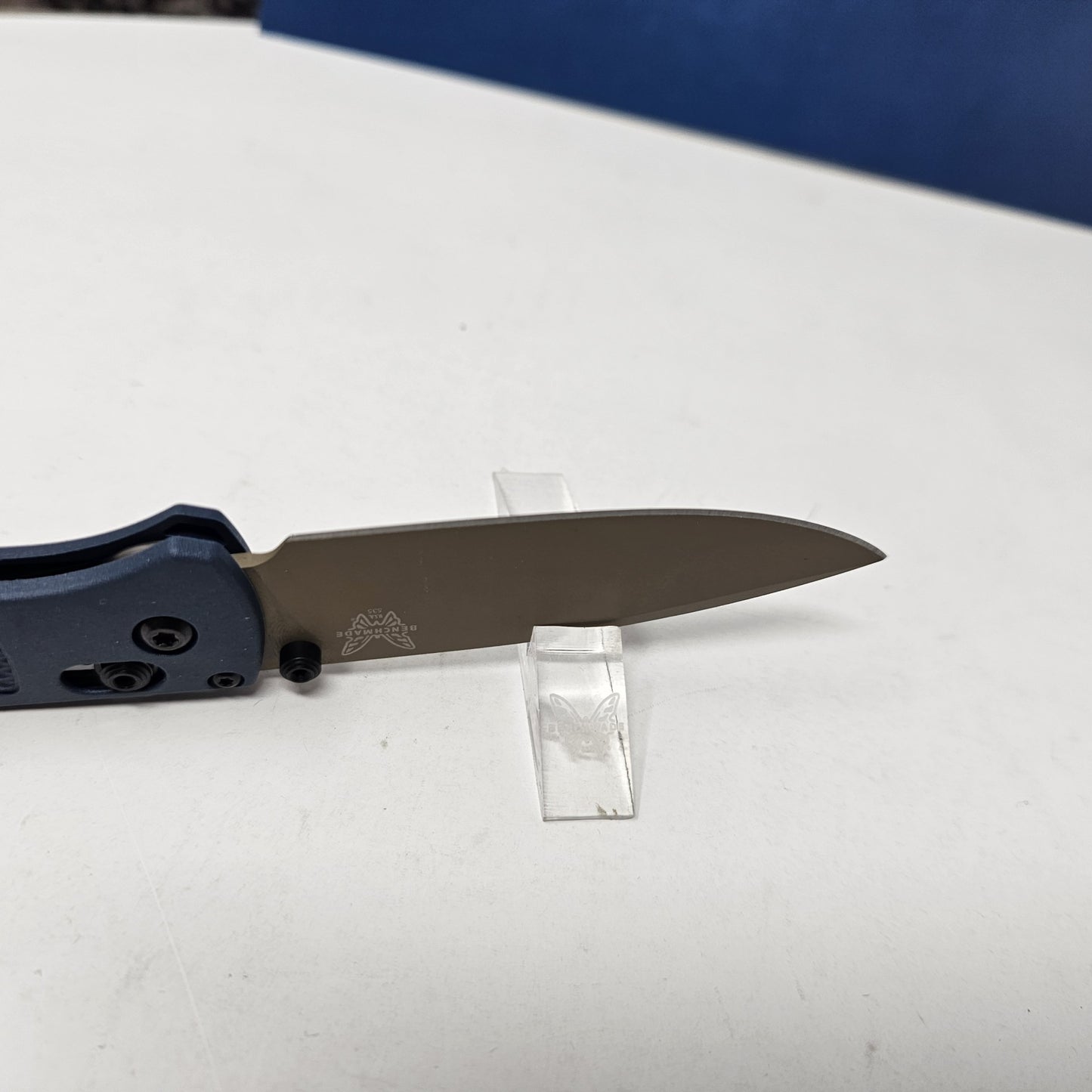 Benchmade 535FE-05 Bugout Crater Blue Grivory Handle CPM-S30V Blade 3.24" NEW