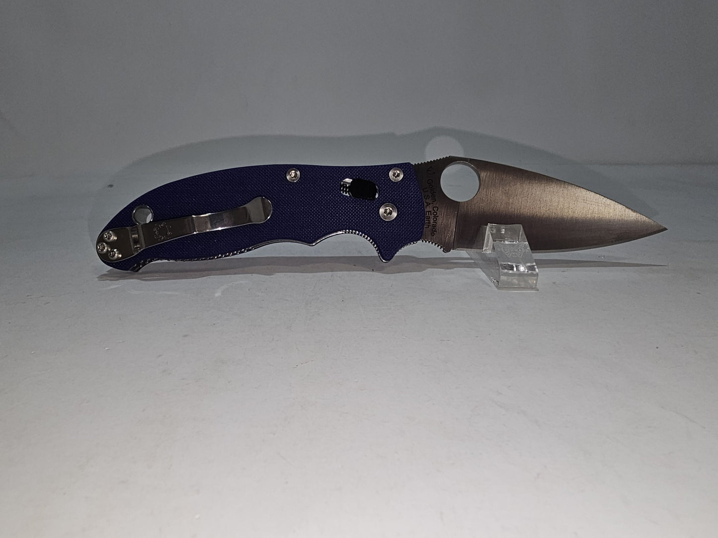 Spyderco Manix 2 CPM-S110V Dark Blue G10 Knife C101GPDBL2 USA Made Lifetime Warranty