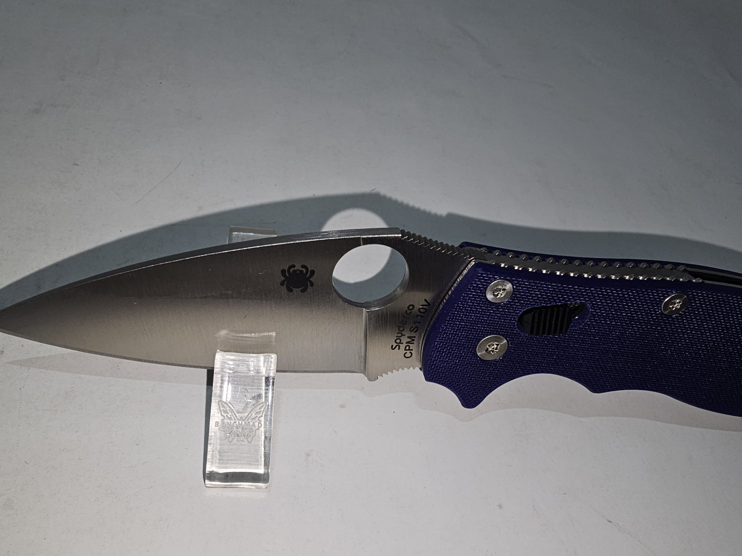 Spyderco Manix 2 CPM-S110V Dark Blue G10 Knife C101GPDBL2 USA Made Lifetime Warranty