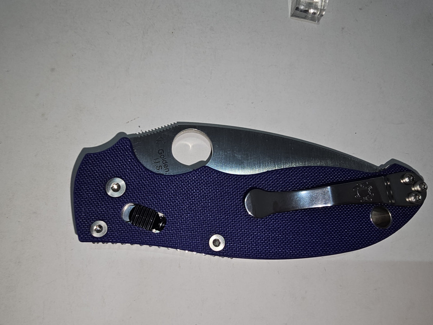 Spyderco Manix 2 CPM-S110V Dark Blue G10 Knife C101GPDBL2 USA Made Lifetime Warranty