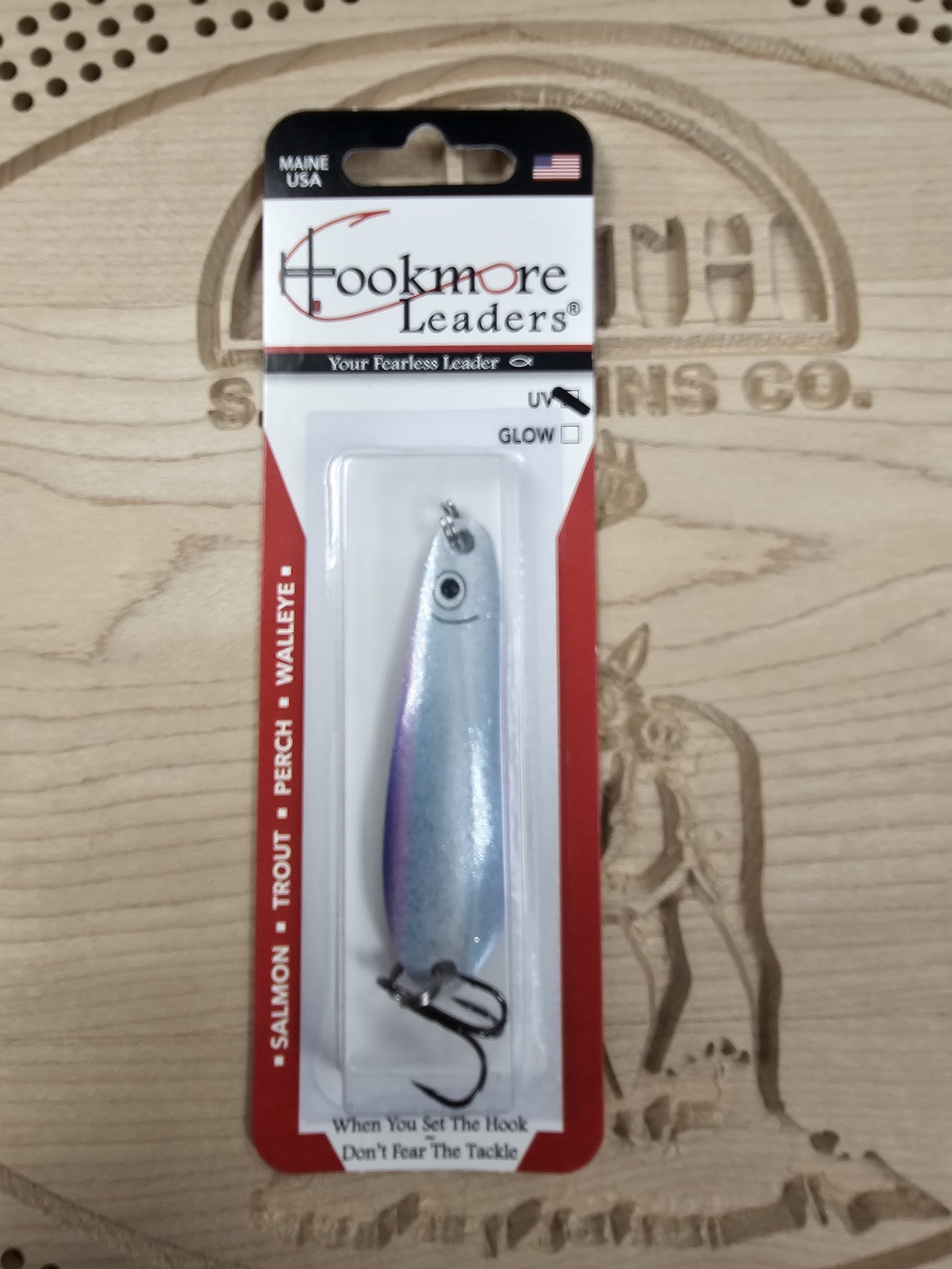 Hookmore Leaders AlleyWife TS2-ALY-06 Casting & Trollling Spoon UV Size 6 Hook Made in Maine USA