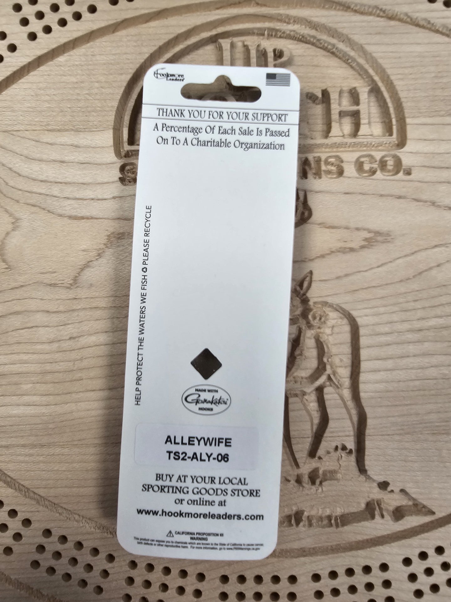Hookmore Leaders AlleyWife TS2-ALY-06 Casting & Trollling Spoon UV Size 6 Hook Made in Maine USA