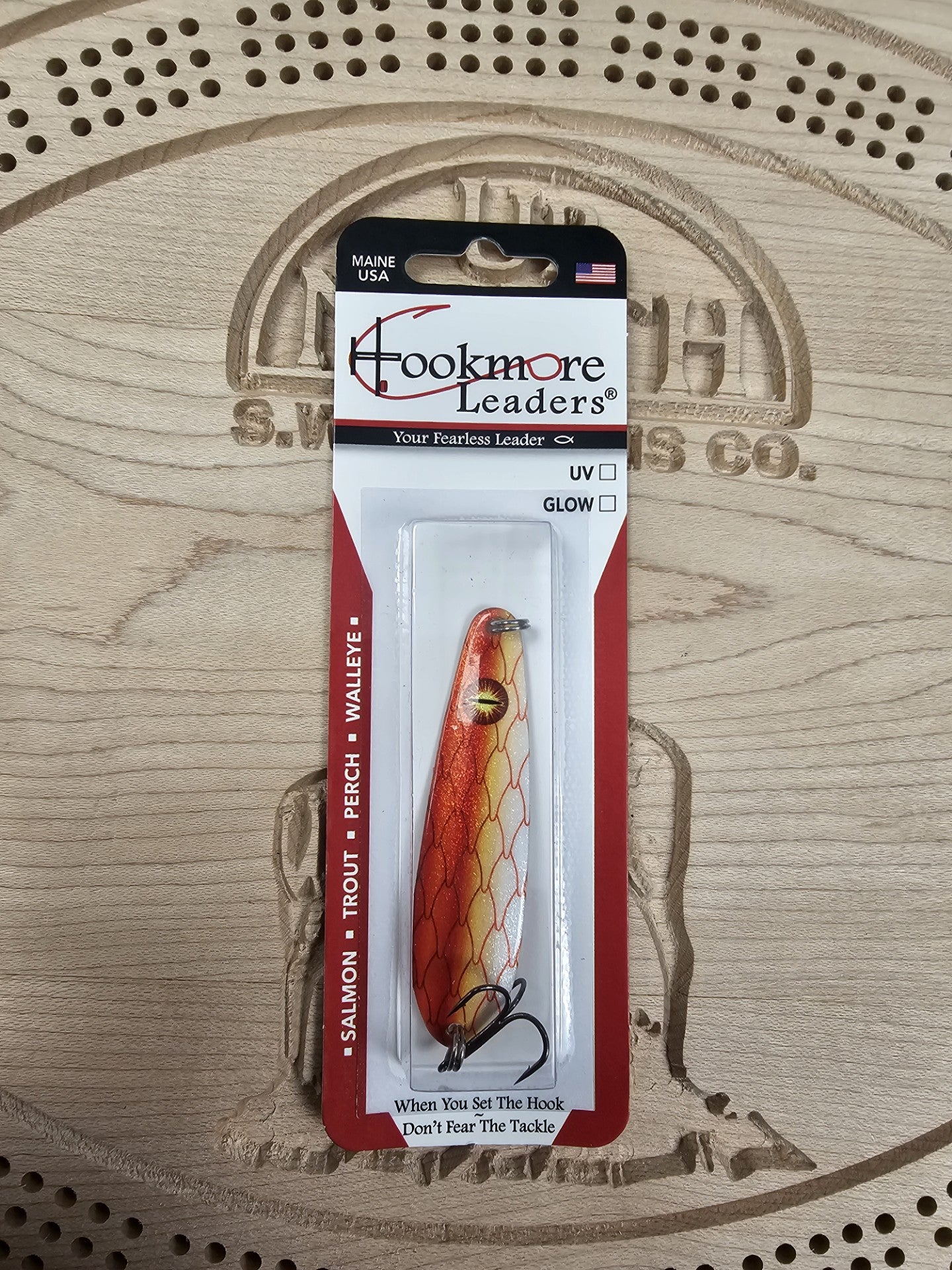 Hookmore Leaders Battle Axe TS2-BAX-06 Casting & Trollling Spoon Size 6 Hook Made in Maine USA