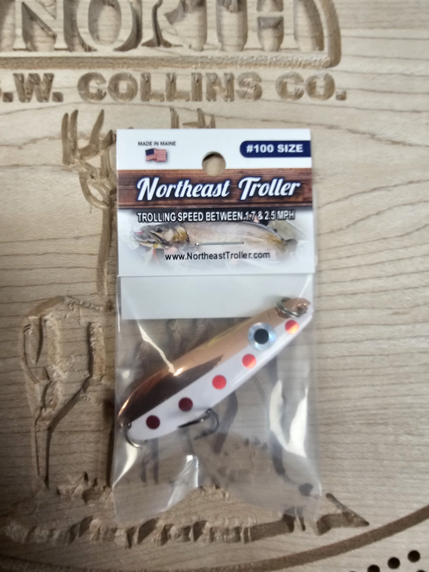 Northeast Troller Size 100 Cap's Special Casting/Trolling Spoon Made in Maine USA