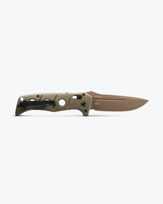 Benchmade 2750FE-2 Auto Adamas CPM-Cru-Wear OD Green G10 Handle Folding Knife