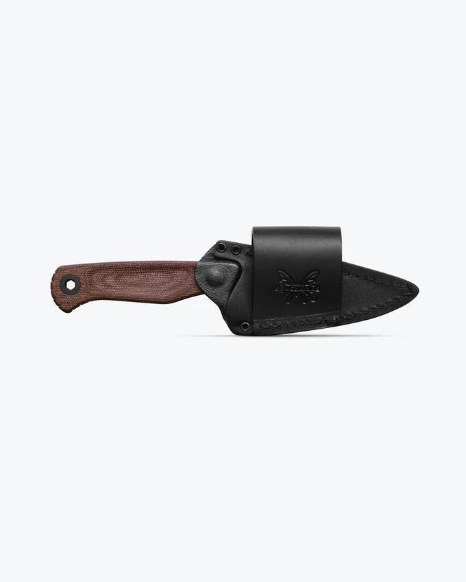 Benchmade 203BT-01 Dacian CPM-MagnaCut 3.54" Blade Brown Canvas Micarta Handle