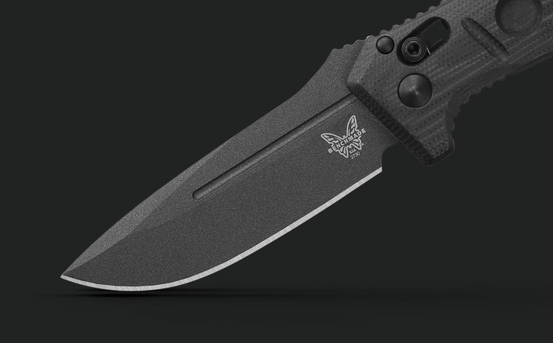 Benchmade 2730GY-1 Mini Auto Adamas CPM-Cru-Wear Black G-10 Handle Folding Auto Knife