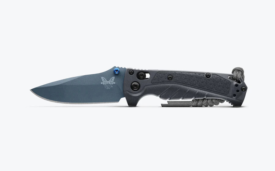 Benchmade 18065BT-01 Mini Adira CPM-MagnaCut Blade Tempest Gray Grivory Handle Folding Knife
