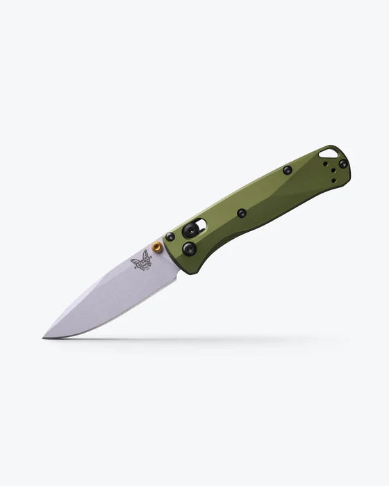 Benchmade 533SL-10 Mini Bugout CPM-S90V Blade Woodland Green 6061-T6 Aluminum Handle Folding Knife