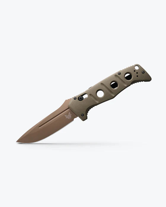 Benchmade 2750FE-2 Auto Adamas CPM-Cru-Wear OD Green G10 Handle Folding Knife