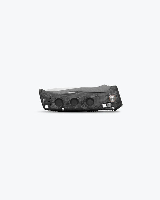 Benchmade 2730-03 Mini Auto Adamas CPM-MagnaCut Marbled Carbon Fiber Handle Folding Knife