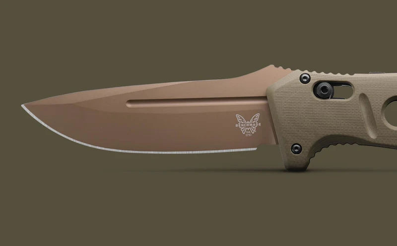 Benchmade 2750FE-2 Auto Adamas CPM-Cru-Wear OD Green G10 Handle Folding Knife