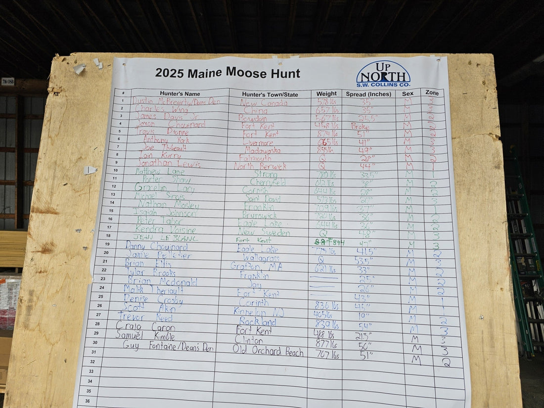 2025 Moose & Bear Hunt Pictures