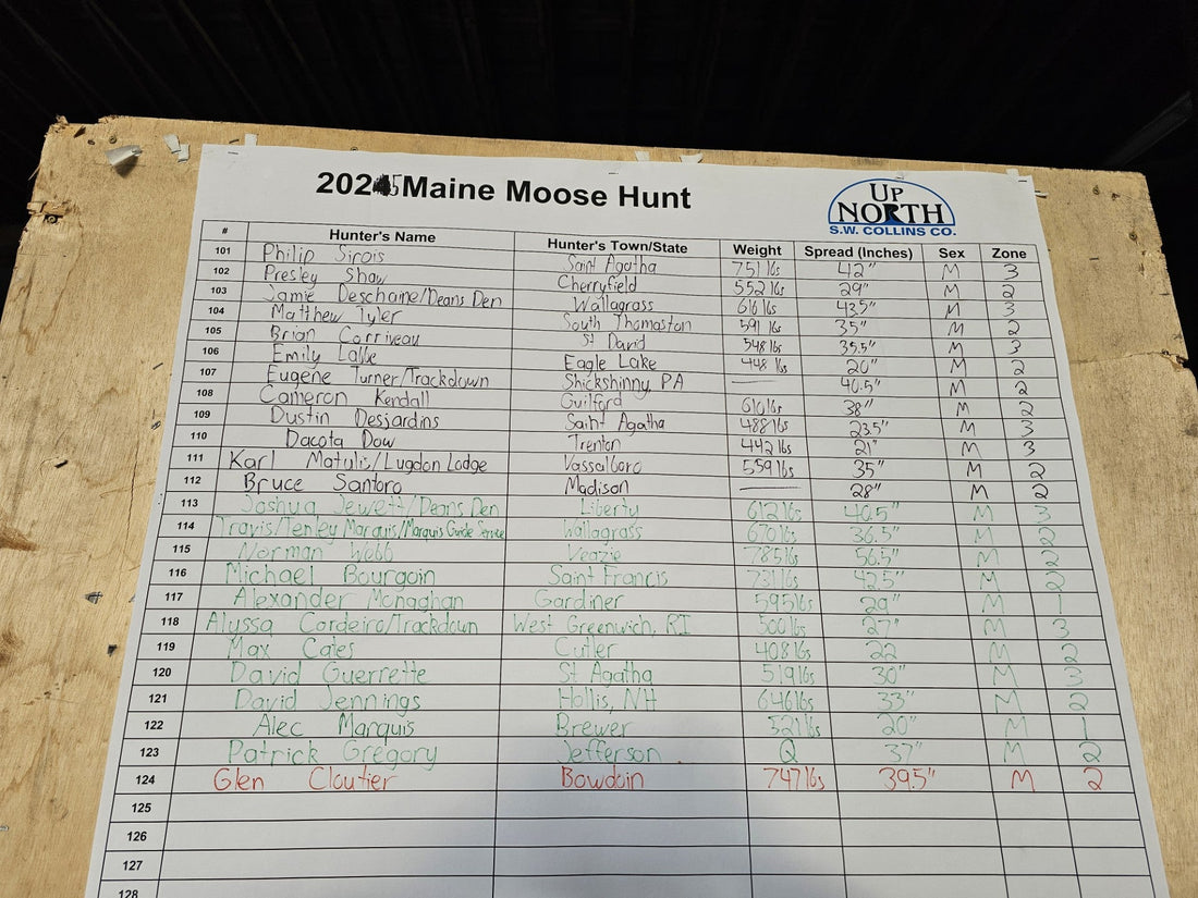 2025 Moose & Bear Hunt Pictures