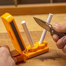 Smith's 3-In-1 Sharpening System Item #CCD4 Diamond Stone & More