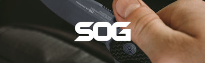 SOG Terminus SJ LTE CRYO CPM-S35VN Gold Blade Carbon Fiber Reinforced G10 Handle Pocket Knife