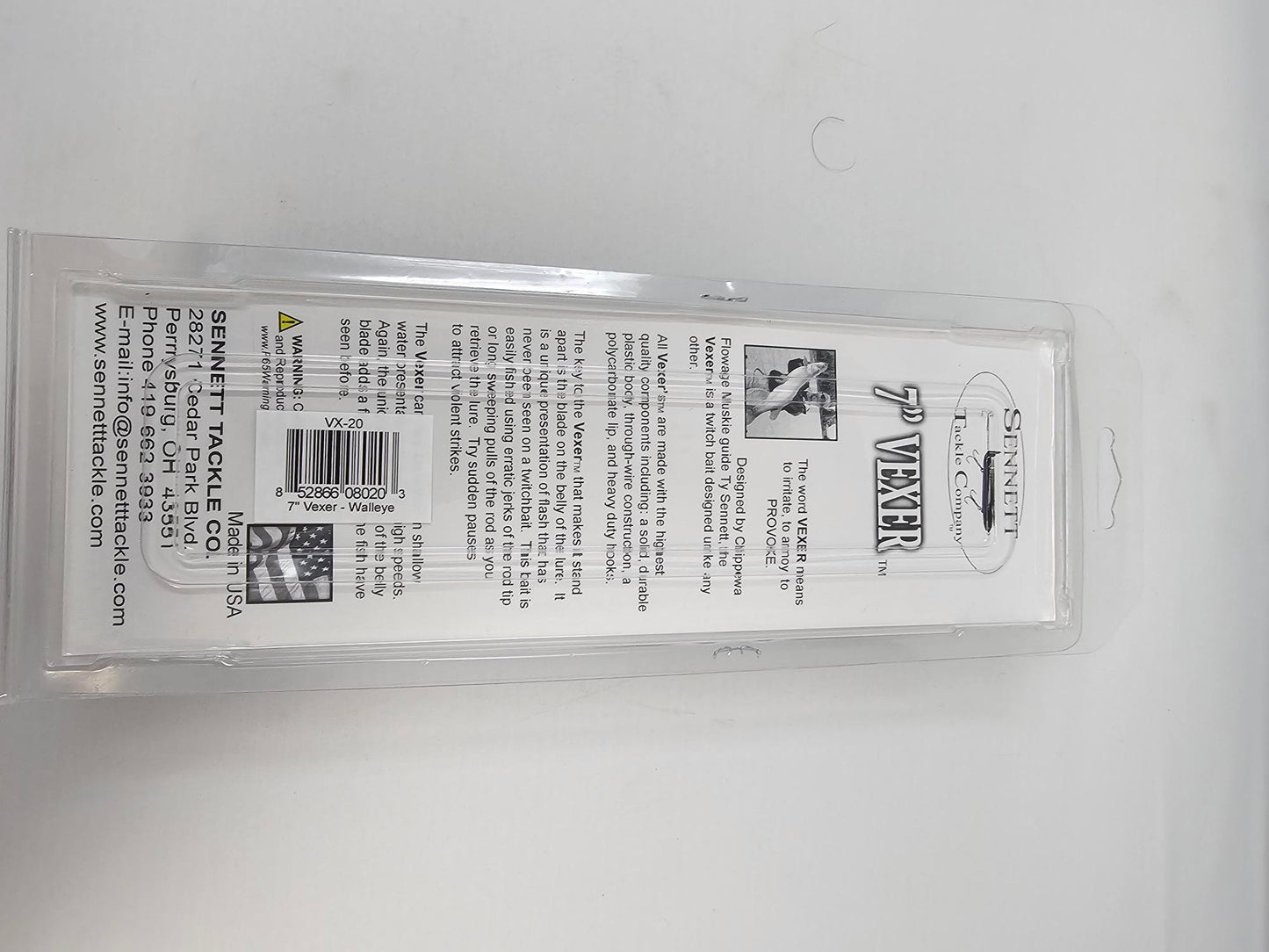 Drifter Tackle Vexer 7" VX-20 Walleye Muskie Plastic Jerk Bait Lure USA