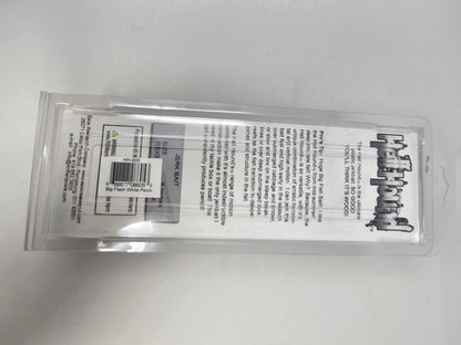 HellHound ERC Hell Hound 8" HH-605 Big Flash White Perch Muskie Plastic Jerk Bait Lure USA