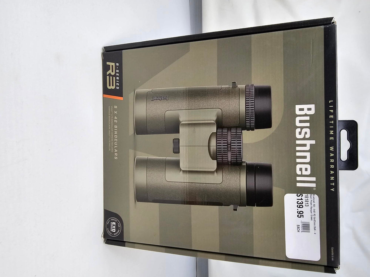 Bushnell R-Series R3 8 X 42mm Binoculars w/ Harness Neck Strap Covers & Lens Cloth R3-842