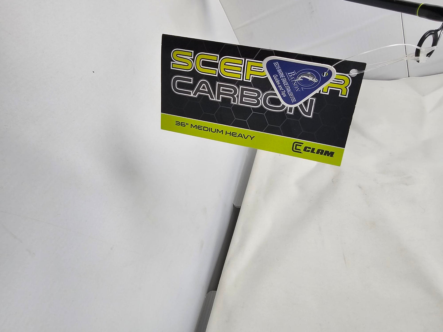 Clam Scepter Carbon 16059 36" Medium/Heavy Ice Jig Rod