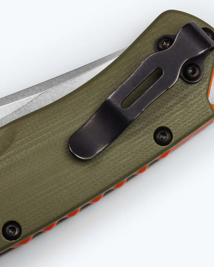 Benchmade 15536 Taggedout CPM-S45VN Blade OD Green G10 Handle Hunting Folder