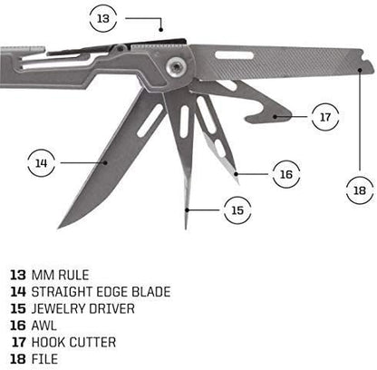 SOG PowerPint (PP1001-CP) 18 Function Compact Multi-Tool