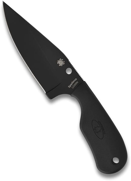 Spyderco Subway Bowie LC200N Black FRN Fixed Knife FB48PBBK Japan Made Lifetime Warranty