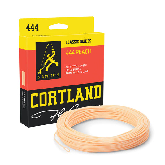 Cortland Fly Line Freshwater 444 PEACH Classic Series Floating DT6F 90' Peach STK 401068