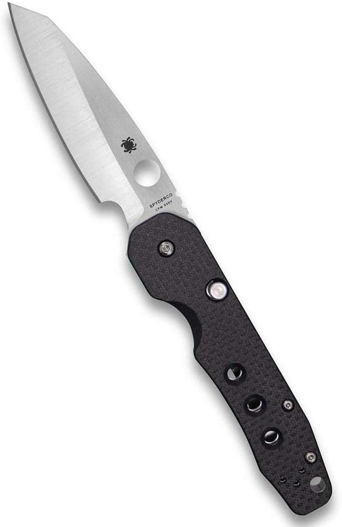 Spyderco Smock C240CFP CPM-S30V Blade Carbon Fiber/G10 Handle Plainedge Taiwan