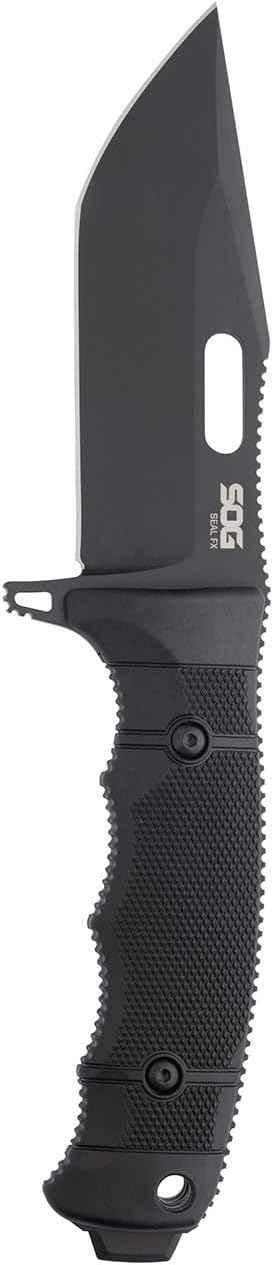 SOG Seal FX Tanto 4.3" Fixed Knife S35VN Made in USA Tanto Kydex Sheath 17-21-02-57