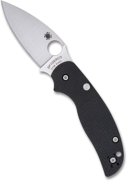 Spyderco Sage 6 Compression Lock CPM-S30V Carbon FIber/G10 Laminate Folding Knife C123CFBCLP Taiwan Made Lifetime Warranty
