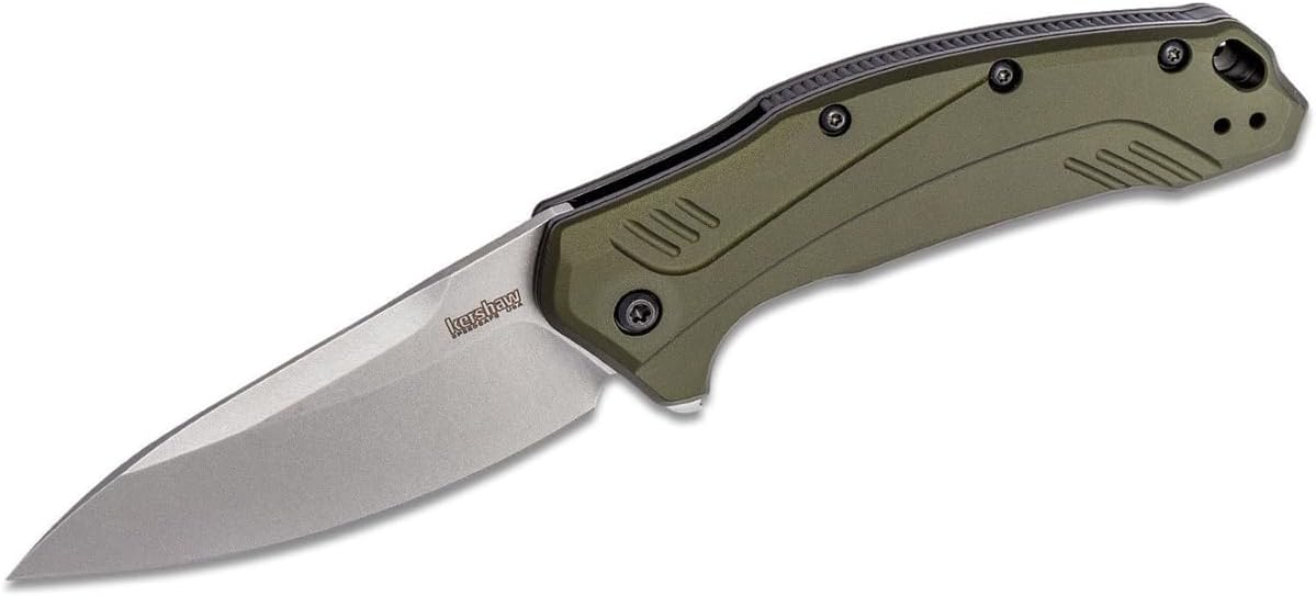 Kershaw 17760LSW- Link CPM-Magnacut Aluminum Handle 3.25" Assisted Open Knife Made in USA Lifetime Warranty