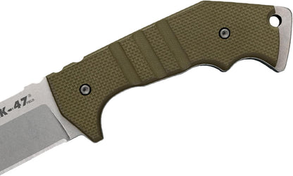 Cold Steel AK-47 Field Knife 10 & 3/8" Overall CPM-3V Blade G-10 Handle Fixed Blade #14AKA