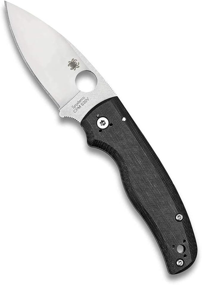 Spyderco Shaman CPM-S30V Blade Black G10 Handle Folding Knife C229GP Lifetime Warranty