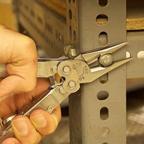 SOG Powerlock Stainless Steel Mutli-Tool 18 Tools Scissors Lifetime Warranty (S60N-CP)