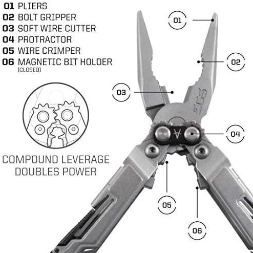 SOG PowerPint (PP1001-CP) 18 Function Compact Multi-Tool