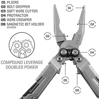 SOG PowerPint (PP1001-CP) 18 Function Compact Multi-Tool
