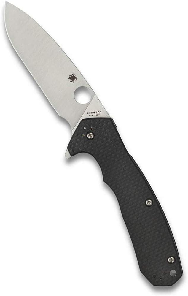 Spyderco Amalgam C234CFP CPM-S30V Blade Carbon Fiber/G10 Scales Taiwan Made Folding Knife Flipper