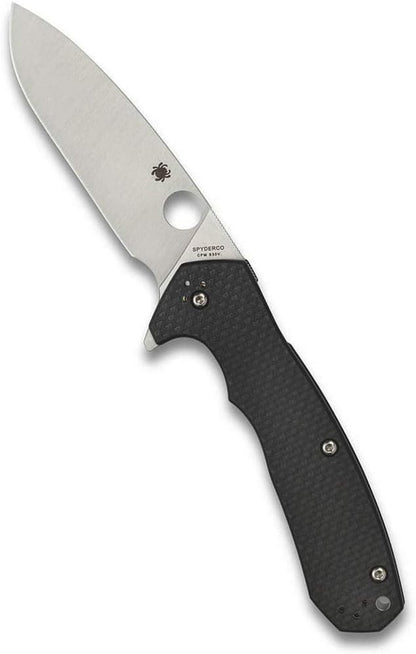 Spyderco Amalgam C234CFP CPM-S30V Blade Carbon Fiber/G10 Scales Taiwan Made Folding Knife Flipper