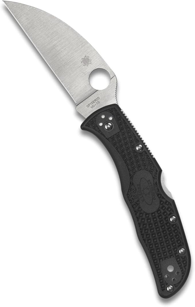 KOTW $69.99 Spyderco Endela Wharncliffe Lightweight VG-10 Blade FRN Handle Folding Knife C243FPWCBK Japan Made Lifetime Warranty