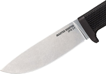 Cold Steel #36CB Master Hunter CPM-3V Fixed Blade 4.5" Knife Black Sheath Taiwan