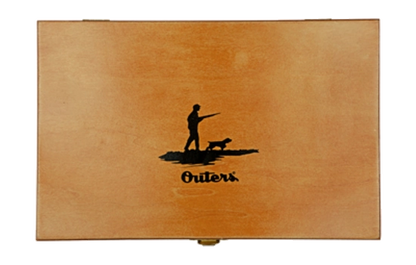 Outers 70080 Kit, 32 pc Universal Wood Box (70080), Multi, One Size Wood Gun Cleaning Box