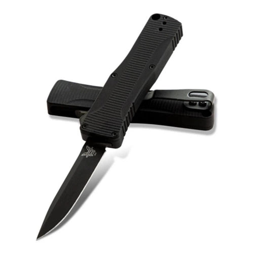 Benchmade 4850BK OM CPM-S30V Black 6061-T6 Aluminum Handle OTF Knife