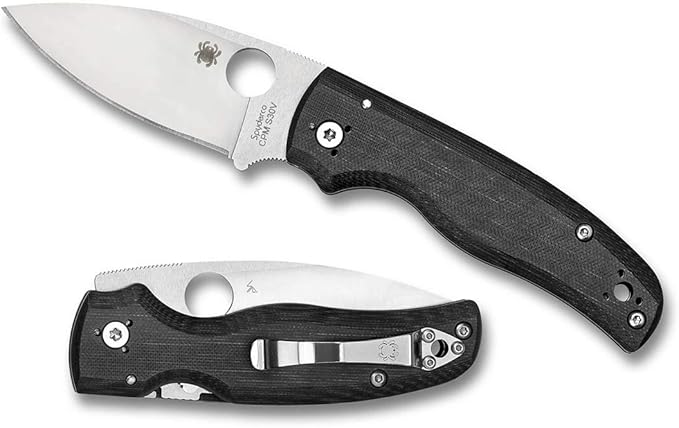 Spyderco Shaman CPM-S30V Blade Black G10 Handle Folding Knife C229GP Lifetime Warranty