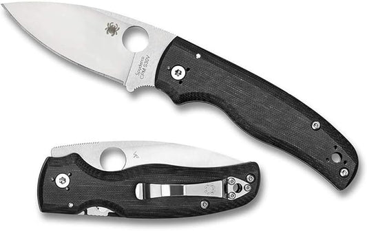 Spyderco Shaman CPM-S30V Blade Black G10 Handle Folding Knife C229GP Lifetime Warranty
