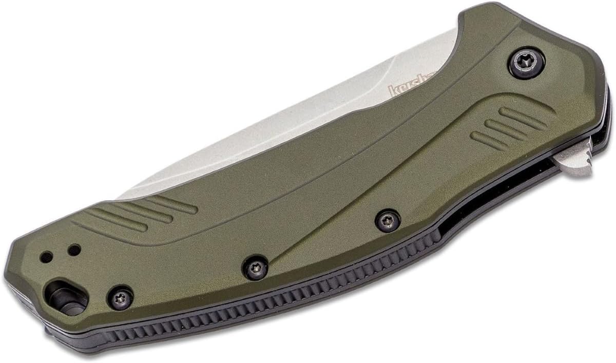 Kershaw 17760LSW- Link CPM-Magnacut Aluminum Handle 3.25" Assisted Open Knife Made in USA Lifetime Warranty