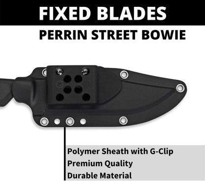 Spyderco Street Bowie VG-10 Black FRN Fixed Knife FB04PBB Japan Made Lifetime Warranty