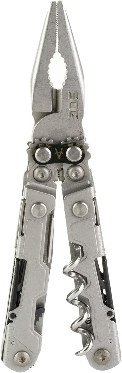 SOG PowerLitre (PL1001-CP) 18 Function Compact Multi-Tool Compound Leverage Mini-Tool